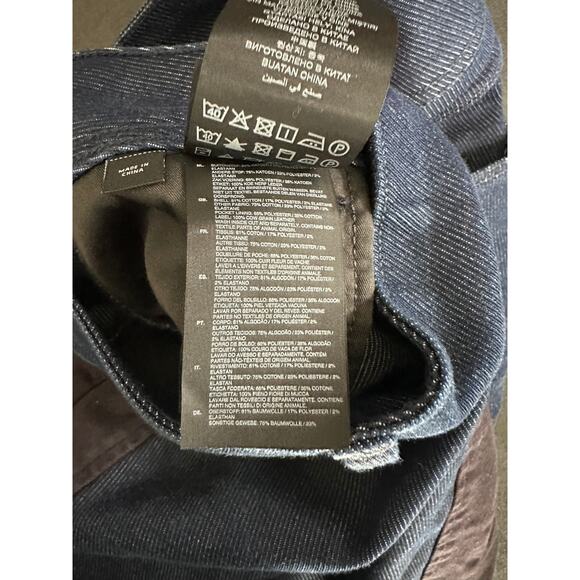 G Raw Jeans Women 28 x 32 Blue Dark Wash Denim Lynn Mid Skinny Cotton Blend - Picture 8 of 9